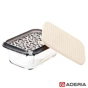 【ADERIA】日本進口多功能磨泥玻璃容器盒