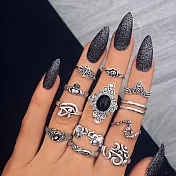 AmaZing 超值!神秘圖騰關節13件套組戒指