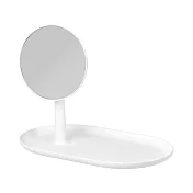 【SYSMAX】 立鏡置物托盤-白色