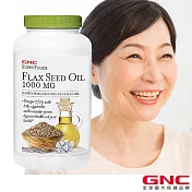 GNC健安喜 亞麻仁油膠囊食品1000mg180顆