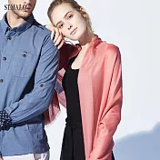 【ST.MALO】秘魯原裝進口Royal Baby Alpaca蠶絲披肩-1997WSF粉嫩橘