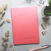 Rule Your Time 頁碼筆記本 [珊瑚紅]