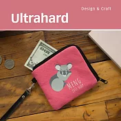 Ultrahard 竹林七閒小物收納包- 無尾熊(粉紅)