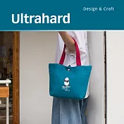 Ultrahard 竹林七閒小提袋-熊貓(藍綠)