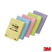 (4入1包)3M 656-2A可再貼便條紙-藍色 (7.6×5.08cm)