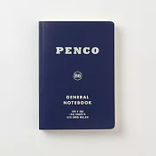 【HIGHTIDE】Penco經典軟皮方眼筆記本B6 ‧藍