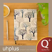 uhplus Q-plus手感書衣-槐樹花(米)