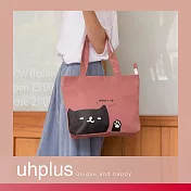 uhplus 輕托特-喵・日常- what’s up(粉色)