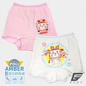 台灣製POLI女童四角褲(2件組/不挑色)SS(90cm)