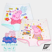台灣製佩佩豬女童四角褲(2件組/不挑色)SS(90cm)