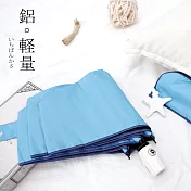 【好傘王】自動傘系_輕白限量款瑜珈自動傘(湖水色)湖水藍