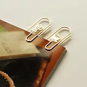 BOOKMARK& PAPERCLIP/ 2PCS(書籤&迴紋針‧ 雙功能) ‧咖啡閒情