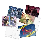 名偵探柯南-銀箔明信片組-黑衣組織