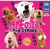 【日本正版授權】全套5款 嘶吼的野生動物 P3 扭蛋/轉蛋 咆哮動物 野性之證 868498