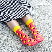 【sokker®】柑橘泡泡4分之3襪