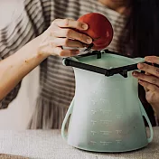 仁舟淨塑 矽密袋(1500ml)_蘋果綠