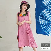【潘克拉】手縫立體造型背心裙 TM889 FREE粉紅