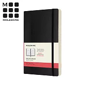 MOLESKINE 2020經典手帳日記12M(L型/軟皮) -黑