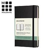 MOLESKINE 2020經典週記手帳12M(口袋型) -黑
