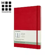 MOLESKINE 2020經典週記手帳12M(XL型) -紅