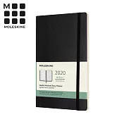 MOLESKINE 2020經典週記手帳12M(L型/軟皮) -黑