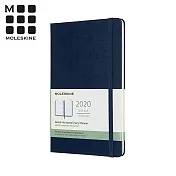 MOLESKINE 2020橫式週記手帳12M(L型) -寶藍