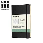 MOLESKINE 2020橫式週記手帳12M(口袋型) -黑