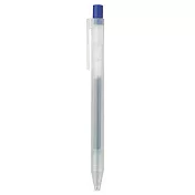 【MUJI 無印良品】自由換芯按壓滑順膠墨筆 /藍0.5mm