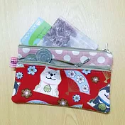 手縫ok!－雙拉鍊短夾(簡易拼布材料包)