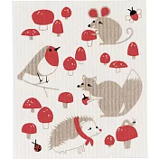 《NOW》瑞典環保抹布(紅蘑菇)