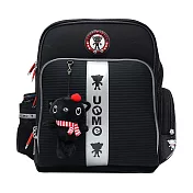 UnMe 3218反光護脊後背書包黑