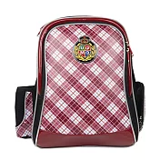 UnMe 3253皇家學院風後背書包紅格