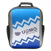 UnMe 3276賽車風輕量後背書包天空藍