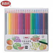 利百代可擦色鉛筆24色