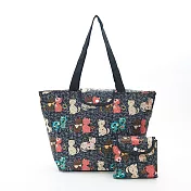 【英國ECO CHIC】時尚摺疊大保冷袋-花貓