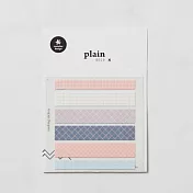 【S&C】Plan Deco日系簡約標籤貼紙3入 ‧長條