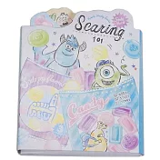 KAMIO JAPAN 6折自黏便條紙組 便利貼 迪士尼 怪獸大學  驚奇糖果