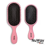 【施魔梳】小資女必備髮品-熱賣兩件組(粉紅)