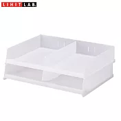 LIHIT LAB. A-7312-1 雙層置物架白色