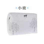 【E.dot】大尺寸透明防潑水衣物睡袋棉被收納袋小鹿