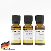 【居家備用香氛精油3件組】茶樹精油(20ml) + 醒目薰衣草精油(20ml) + 甜橙精油(20ml)