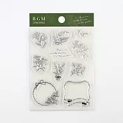 【BGM】+Clear Stamp 自由編排透明印章 ‧草本植物