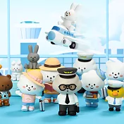 FLUFFY HOUSE 白雲先生航空系列公仔盒玩(12入盒裝)