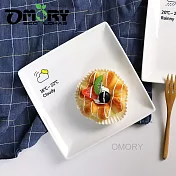 【OMORY】小清新氣象報告陶瓷方形盤7.5吋-陰天