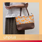 uhplus 輕托特- 小狐狸(灰橘)
