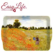 【義大利 EasyLife】美耐皿托盤 -莫內 罌粟花田  大(46*32cm)