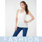 【2F韓衣】性感蕾絲露背背心-F白