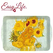 【義大利 EasyLife】美耐皿托盤 -梵谷 向日葵 中 (33*22 cm)