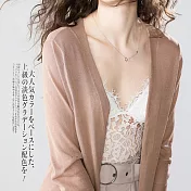 【KISSDIAMOND】長版針織披肩薄款防曬罩衫外套(涼感/百搭/輕薄/親膚/六色 M-2XL可選)L深駝