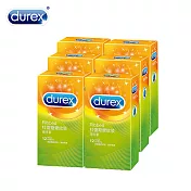 【Durex 杜蕾斯】螺紋裝保險套12入*6盒